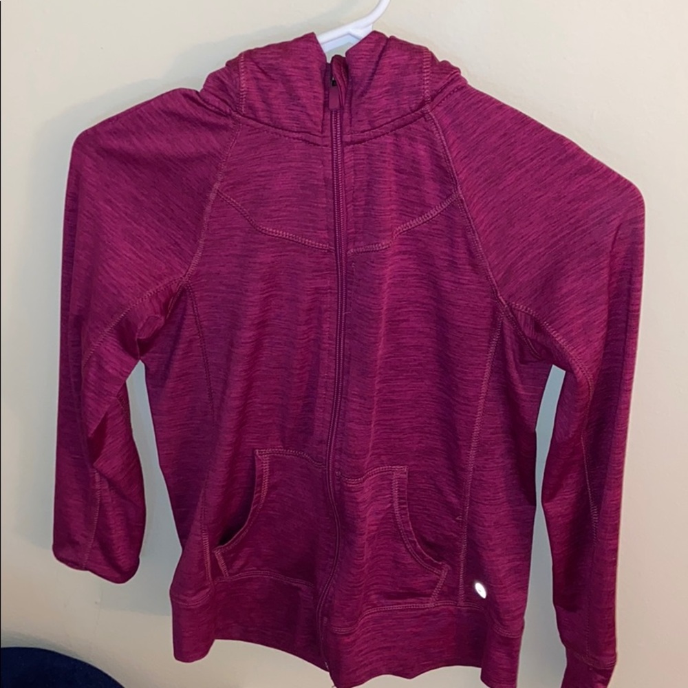 Purple zip up hoodie